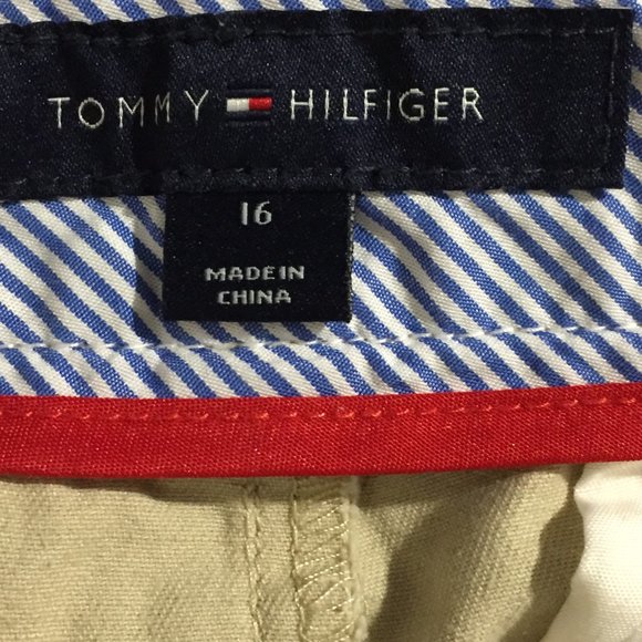 Tommy Hilfiger Boy Khaki Pants - Picture 6 of 9